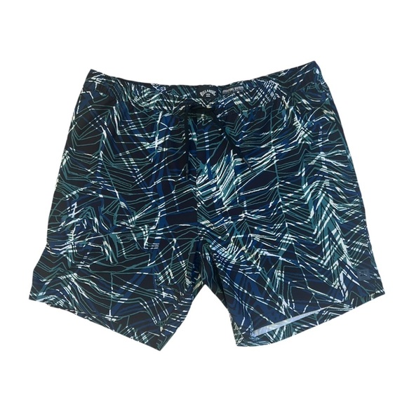 Billabong Men's Swim Shorts - Blue Pattern XL - Picture 4 of 9